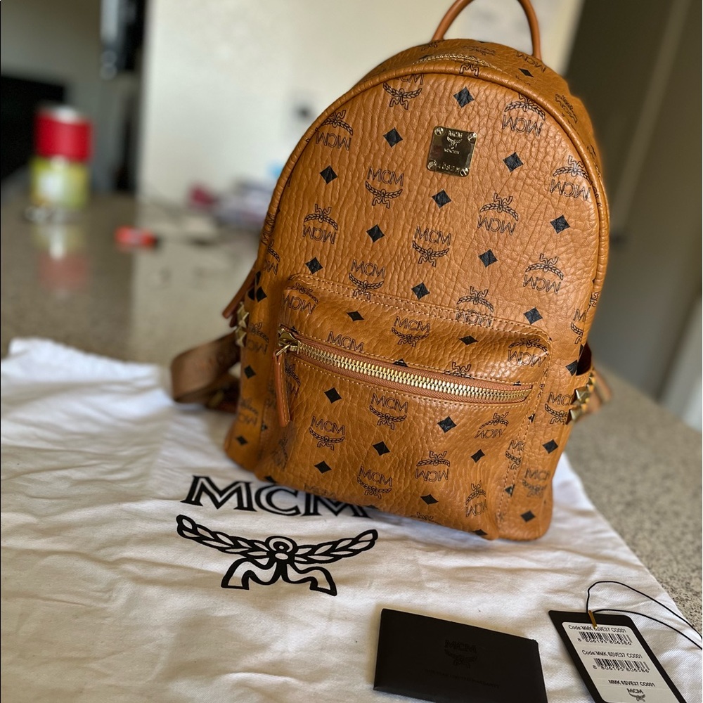 Stark 32 Visetos Canvas Studded Backpack